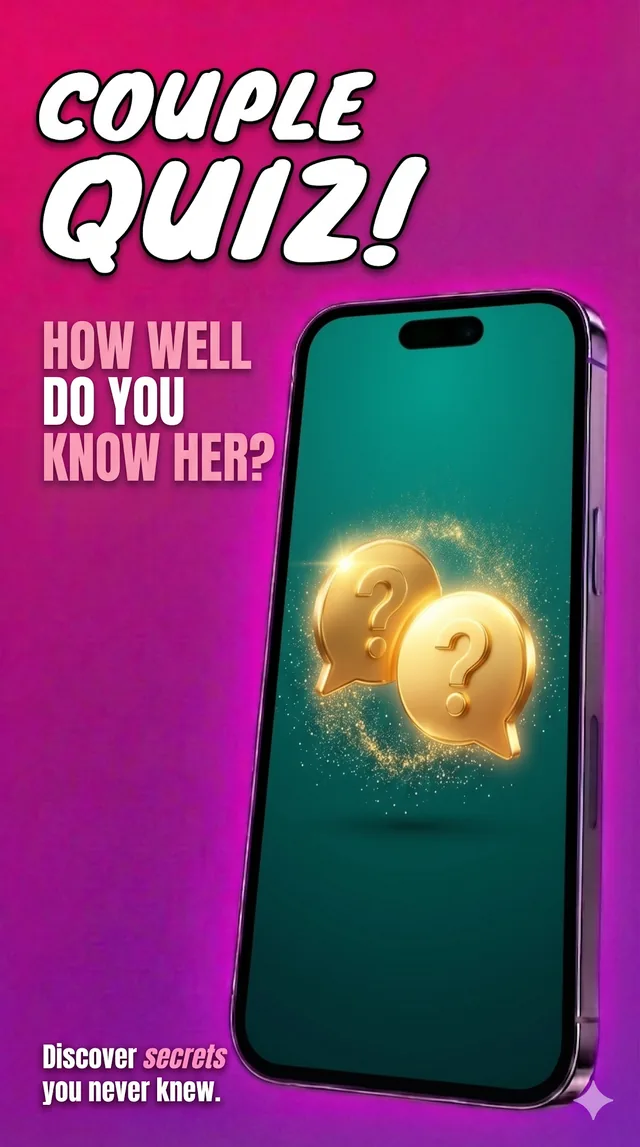 Quiz de parejas — qué tanto conoces a tu pareja